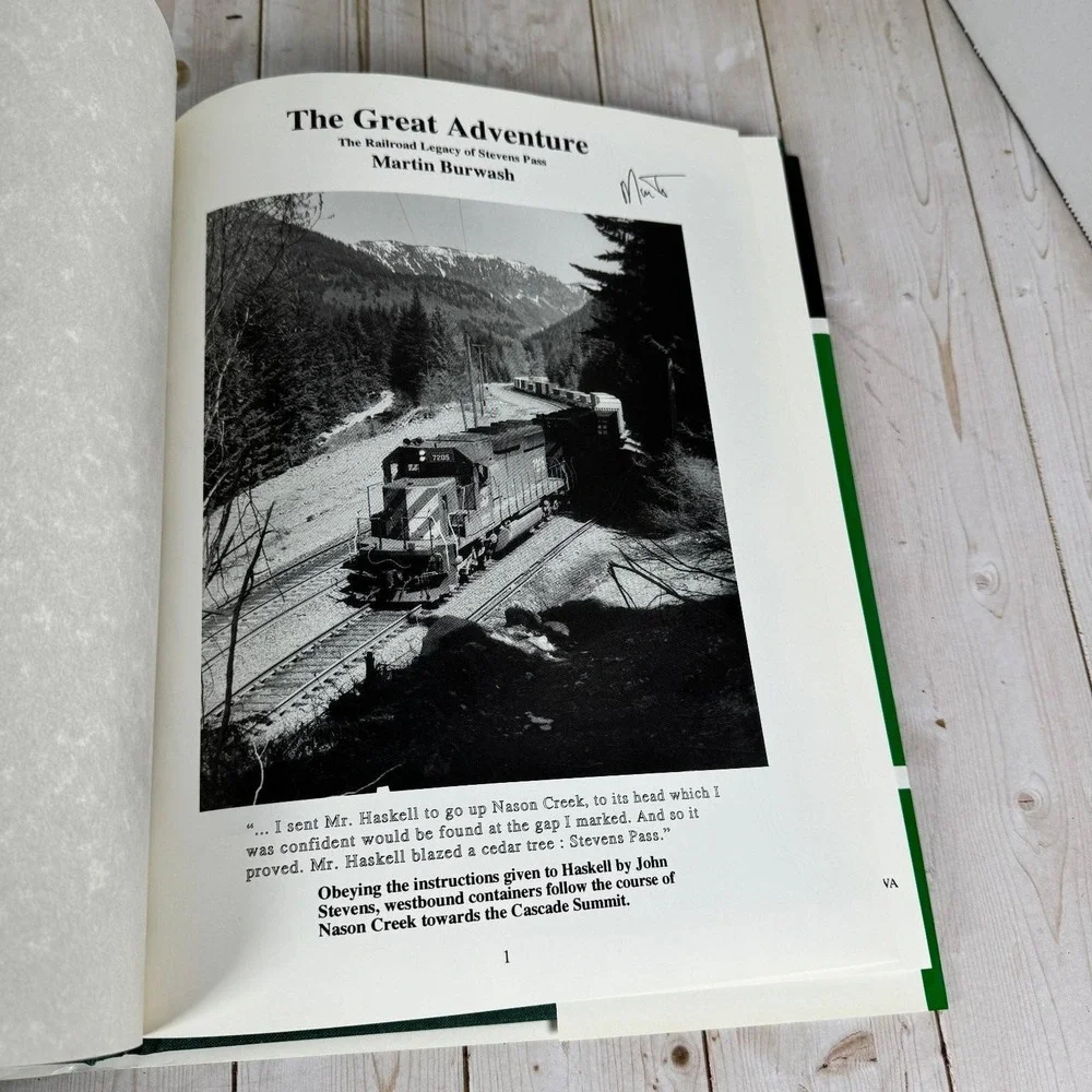 The Great Adventure Martin Burwash 1998 Railroad Legacy Stevens Pass Fox